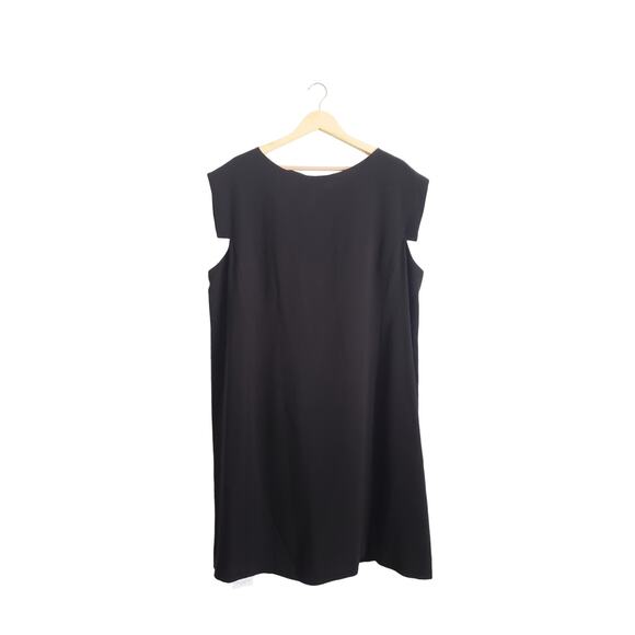 MM Lafleur NWT The Sarah 7.0 Dress Black Lightweight Crepe Size +3 - Picture 1 of 7